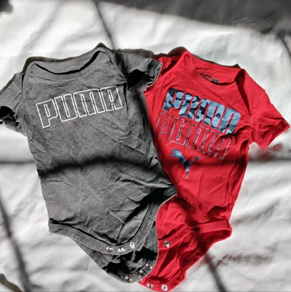 NWOT-2 Pc Puma Infant Bodysuit Bundle - 3mos